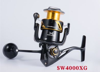 New High-speed All-metal Iron Plate Sea Fishing Spinning Reel (Option: SW4000XG)
