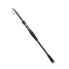 Carbon Telescopic Ultra Light Short Section Portable Straight Shank Fishing Rod (Option: Straight handle-Length2.7)